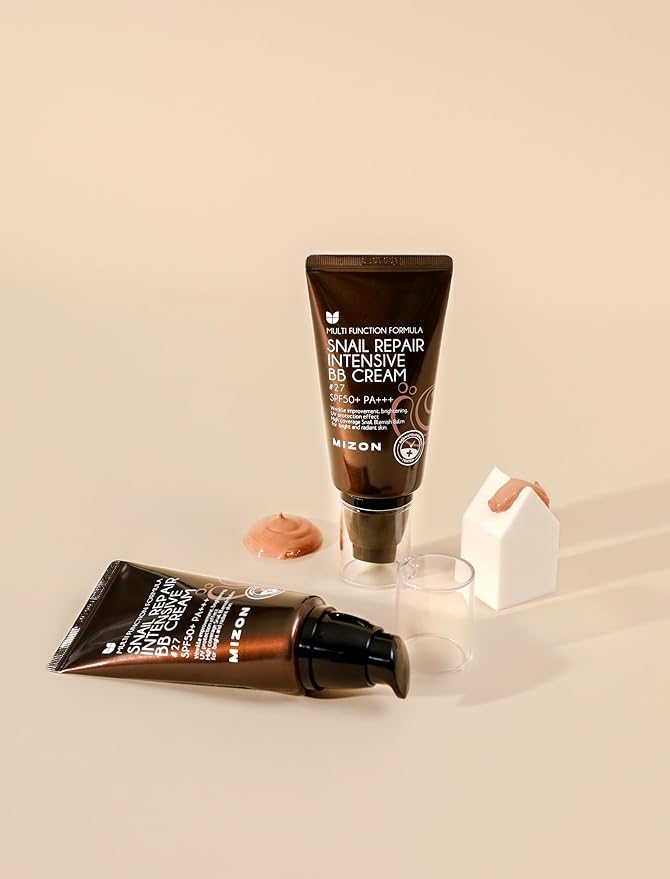 MIZON Snail Repair Blemish Balm, Multifunctional BB Cream Wrinkles (#27)