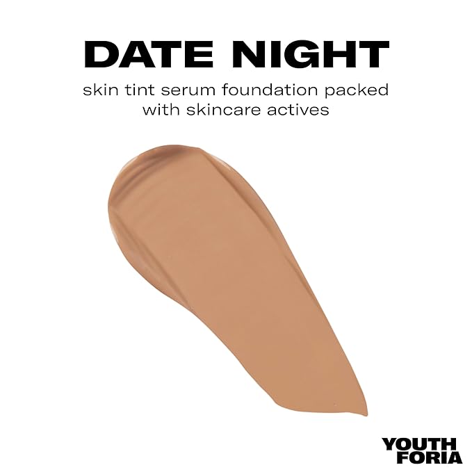 Youthforia Date Night Skin Tint Serum Foundation, Light-Medium Cool Undertones