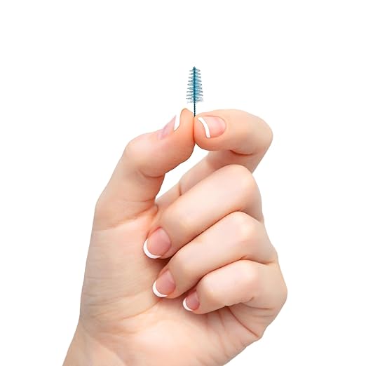 GUM Proxabrush Go-Betweens Refills - Wide - Compatible with GUM Permanent Handle - Reusable Interdental Brushes - Soft Bristled Dental Picks, 8 Count (Pack of 6)