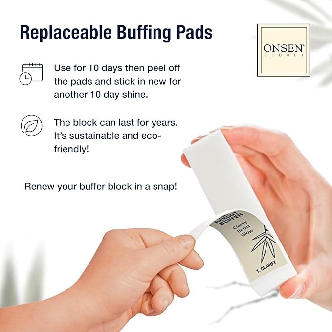 Professional nail buffer replacement pads