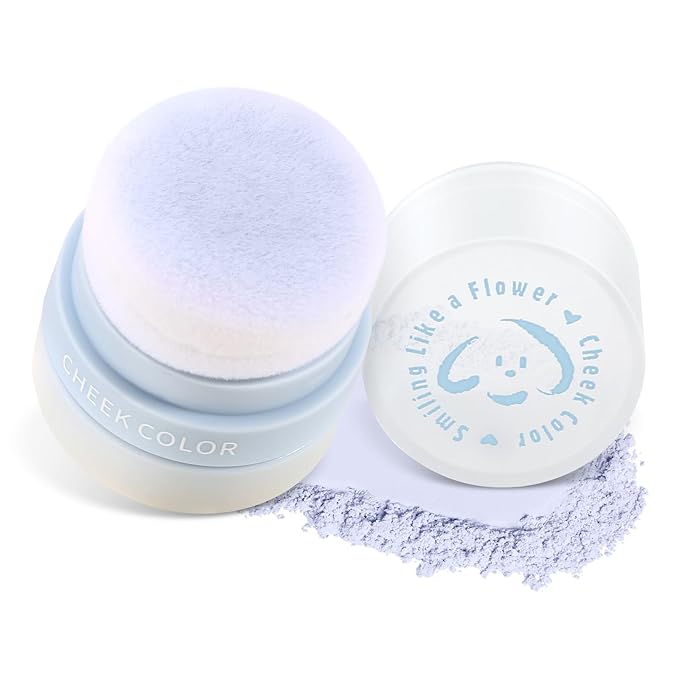 Boobeen Powder Blush for Cheeks, Air Cushion Matte