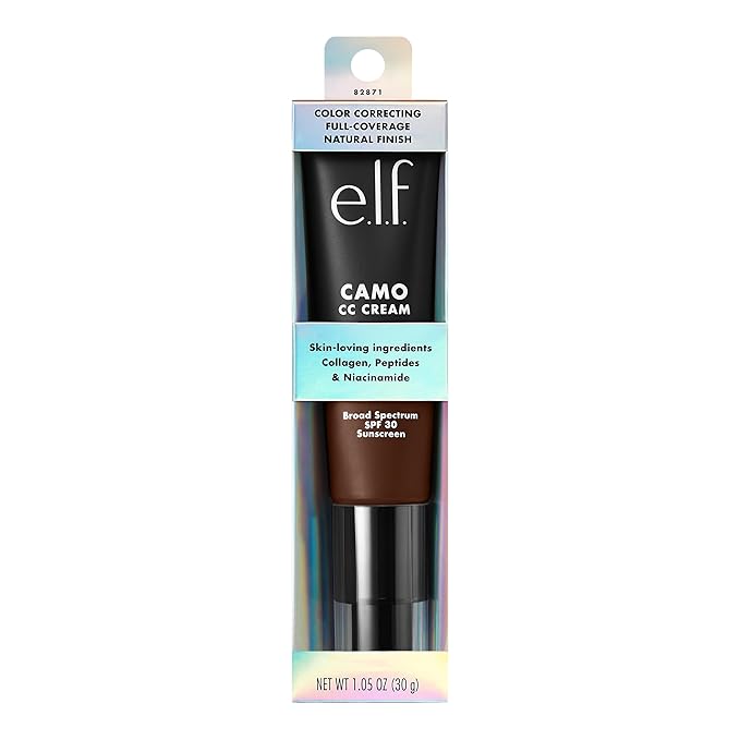e.l.f. Camo CC Cream, Color Correcting Medium-To-Full Coverage C, (30g) 1.05 Oz