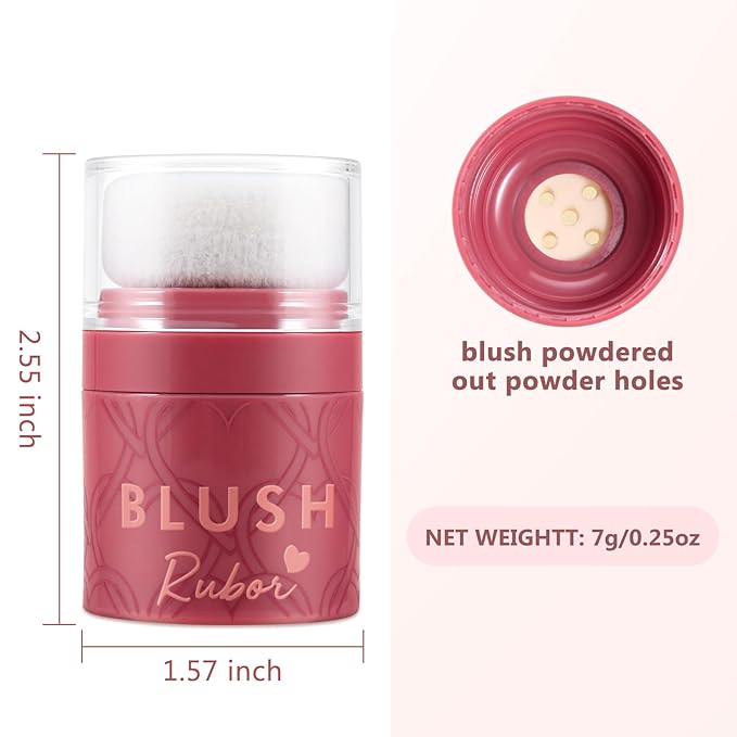 Boobeen Loose Blush Powder Air Cushion Blush, Face Matte Finish