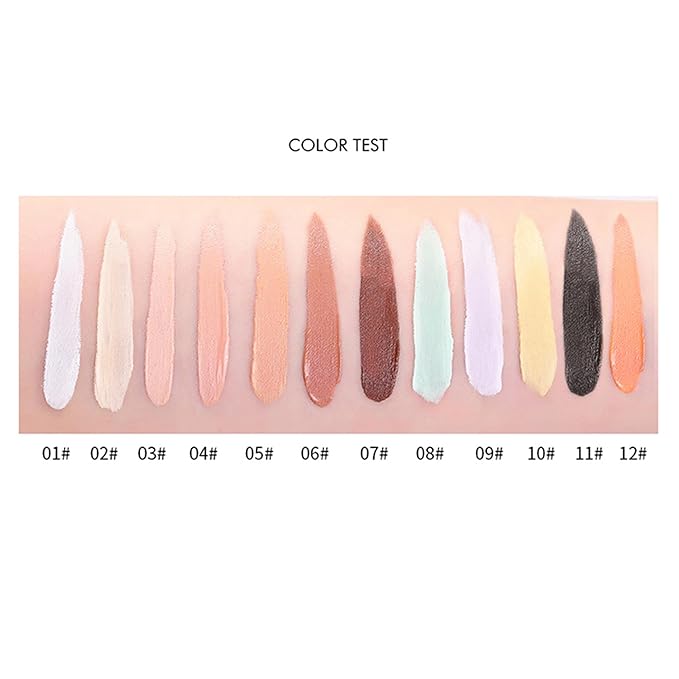 Mallofusa Single Color Face Makeup Concealer Foundation Palette 0.49oz