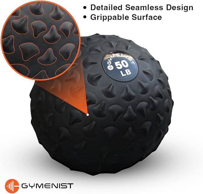 GYMENIST Weighted No Bounce Slam Ball Intensive Workout