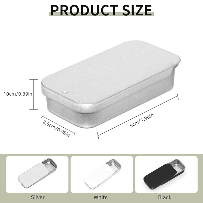 Lip Balm Tins Slide Top Tin