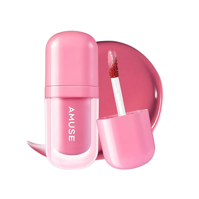 Amuse SEOUL BEBE TINT - 08 GRAPE BEBE | 24-hour Long-lasting Lip Stain, Plumping, Hydrating, Moisturizing, No Peel Off, Lip Care, Treatment, Non Sticky, Korean Lip Tint for Dry Lips