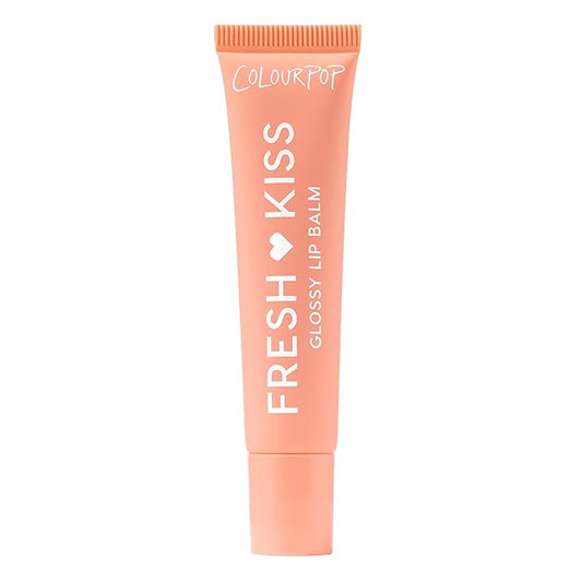 ColourPop Fresh Kiss Glossy Lip Balm - Hydrating Lip Care Enriched with Peptides, Hyaluronic Acid, Shea Butter & Vitamin E for an Ultra-Cushiony Formula - Mango Sorbet (0.49 oz)
