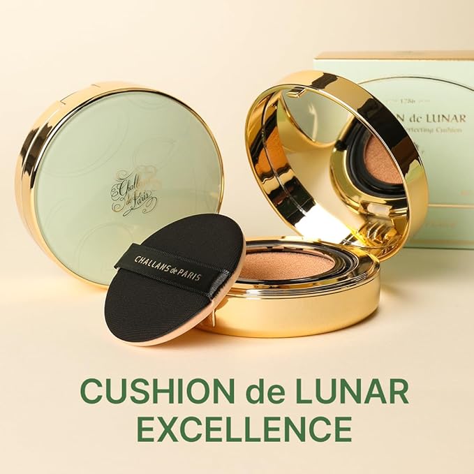 PARIS CUSHION de LUNAR EXCELLENCE Cream Foundation, Beyond Bright Ivory)