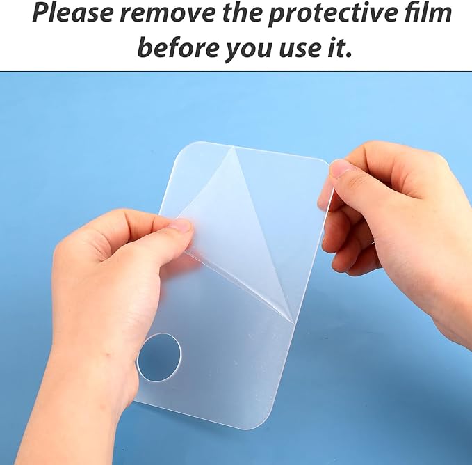 3 Pcs Acrylic Makeup Palette with 3Pcs Makeup