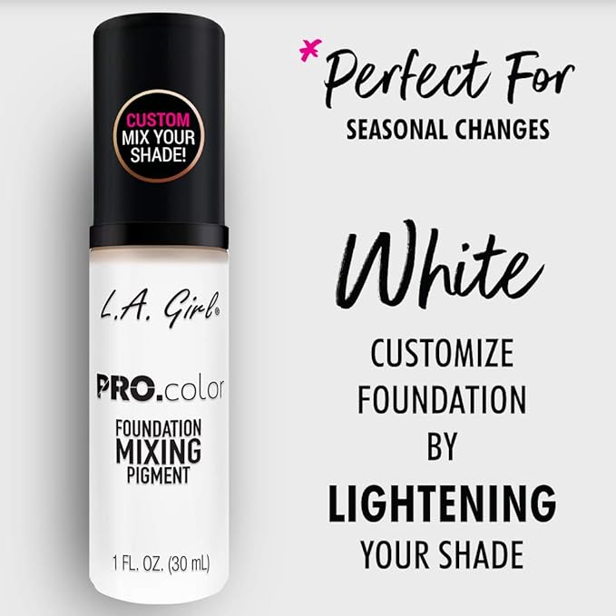 L.A. Girl PRO.matte Mixing Pigment Foundation, White, GLM711
