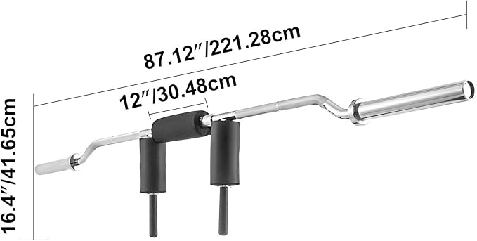Fitness Safety Squat Olympic Bar，700LB Capacity Squat Olympic Bar 7 FT