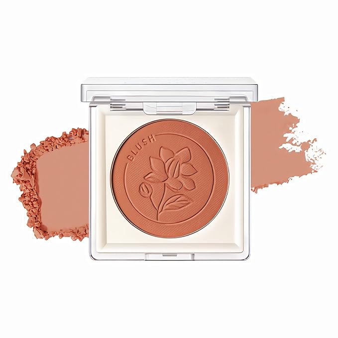 FOCALLURE Powder Palette Blush, Matte Mineral Blush Powder, Blendable, #501