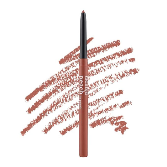 Mented Cosmetics Lip Liner for Women, Dark Brown Lipliner Lip Pencil, Waterproof Lipliner, Vegan + Cruelty Free Makeup, Peach