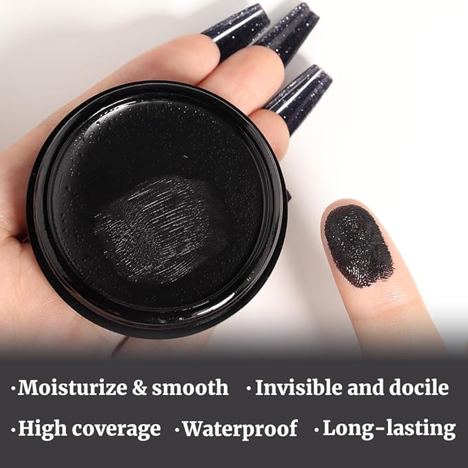 Kaely Color Correcting Concealer,Cream Pot Concealer Full Coverage,under Makeup,11 Black