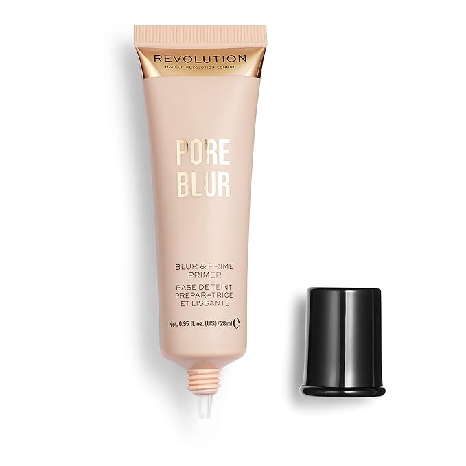 Makeup Revolution Pore Blur Primer, Pore Minimizing Face Nourishing Formula 0.95fl.oz