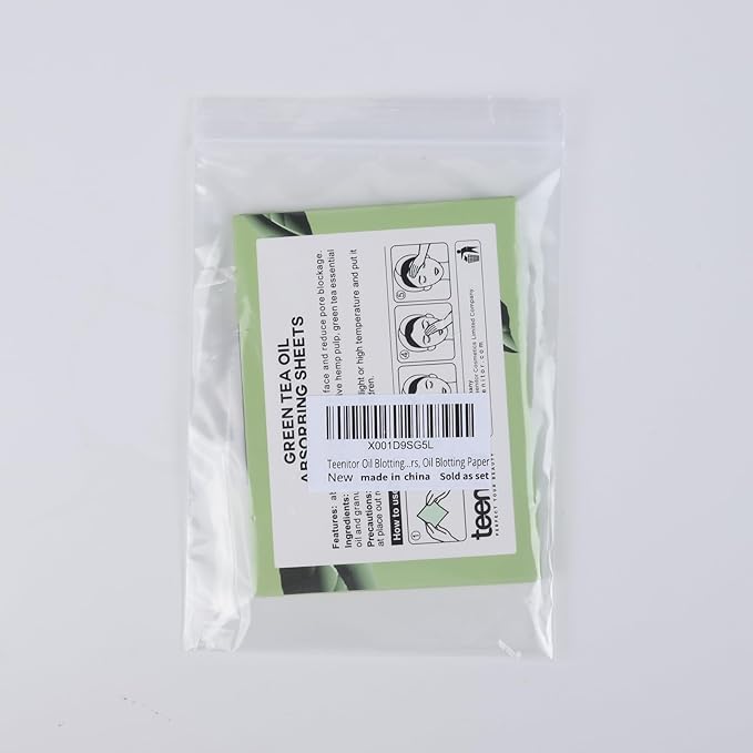 Teenitor Oil Blotting Sheets for Face, 100 Sheets Oil Blotters