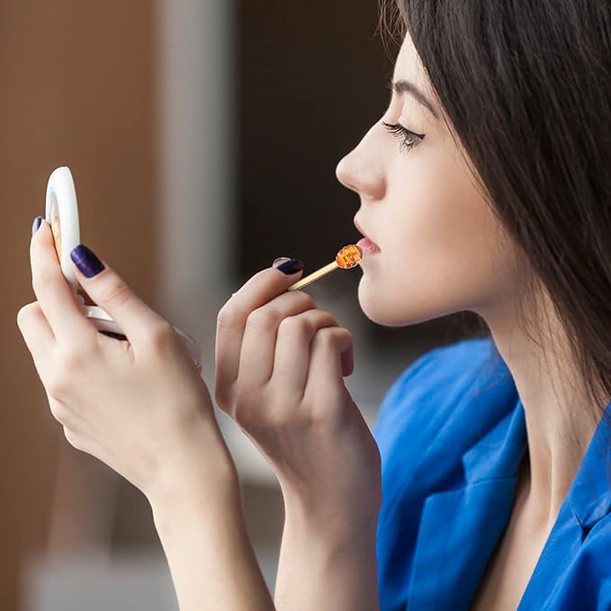 FOMIYES 30pcs Lip Balm Applicators Spoons