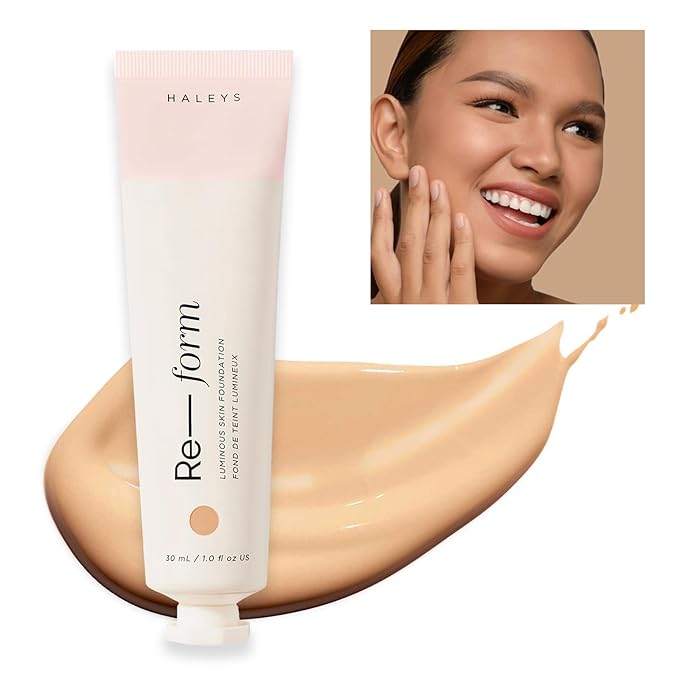 HALEYS Re-form Luminous Skin Foundation, VEGAN + CRUELTY-FREE, types (4.25)