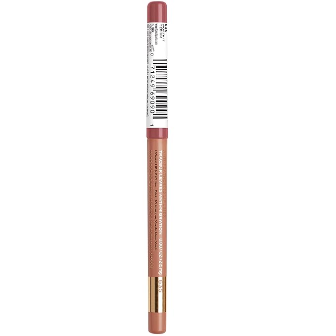L'Oreal Paris Colour Riche Lip Liner Pencil, Creamy Lip Liner with Omega 3 and Vitamin E, 635 Worth It Medium (Medium Dark Mauve)