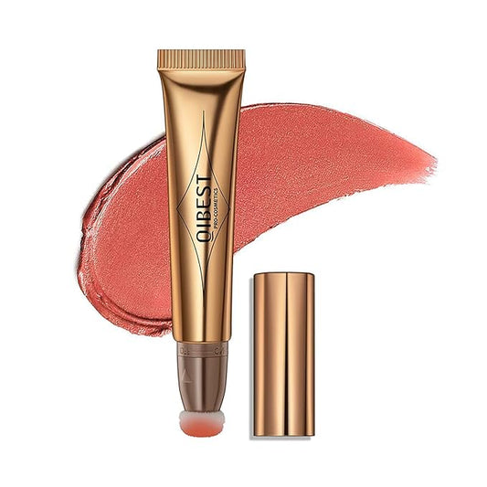 Blush Beauty Wand,Matte Face Blush with Cushion Applicator, pink blush)