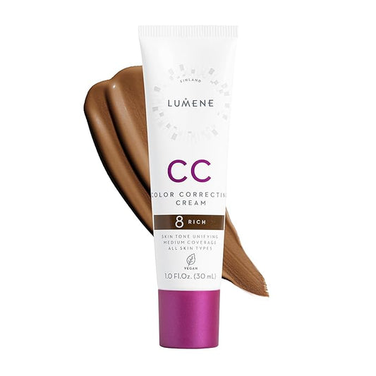 Lumene Color Correcting CC Cream - Lightweight Foundation 1 fl oz