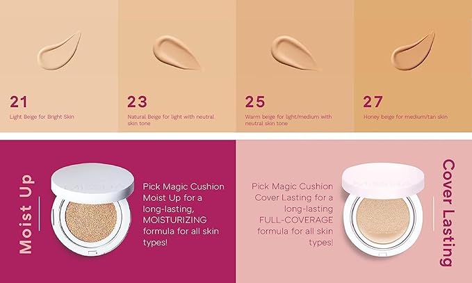 MISSHA Magic Cushion Foundation No.21 (2 Pack) Light Skin Types