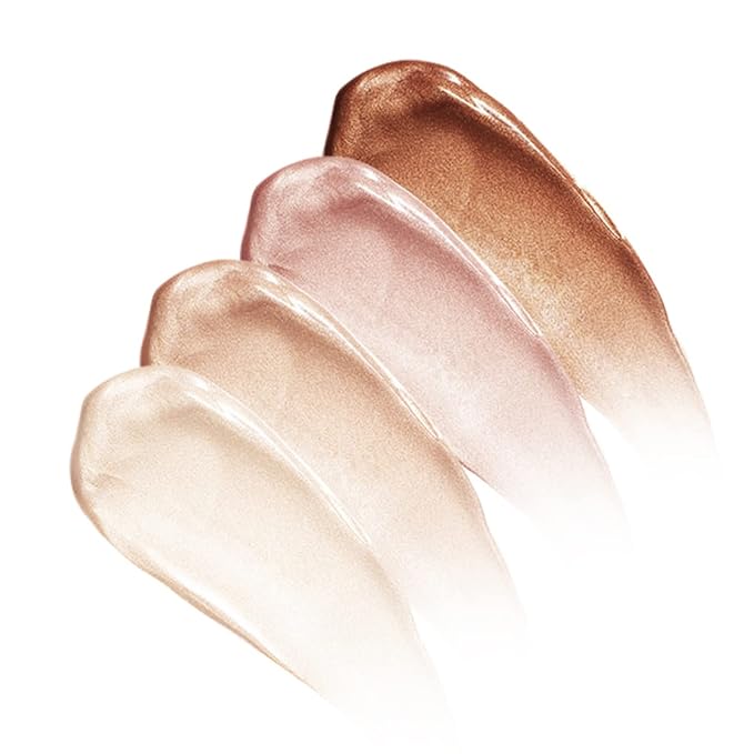 Liquid Highlighter Natural Glow For Face & Body, Cushion Applicator