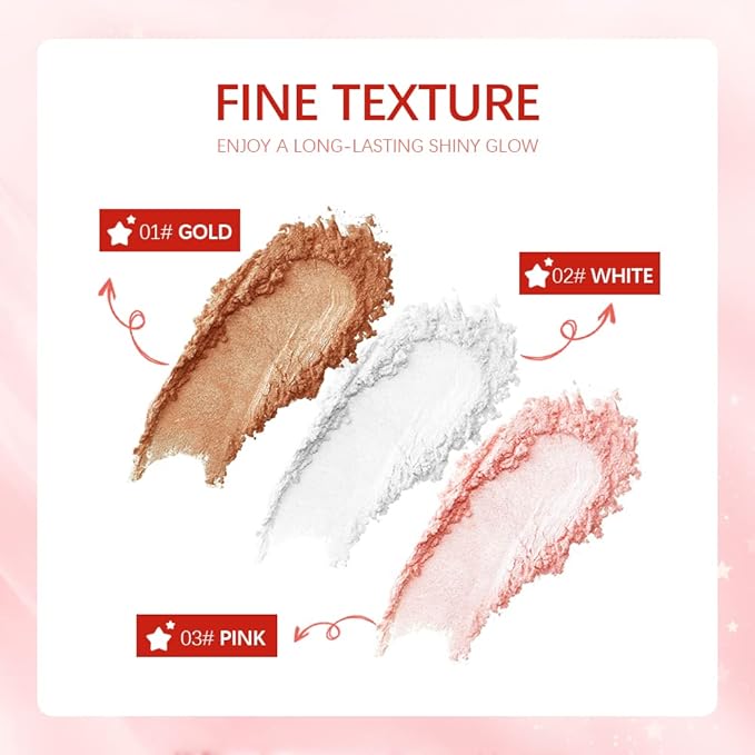 Highlight Polvo De Hadas, Fairy Highlighter Powder, Brightening Highlighter Makeup