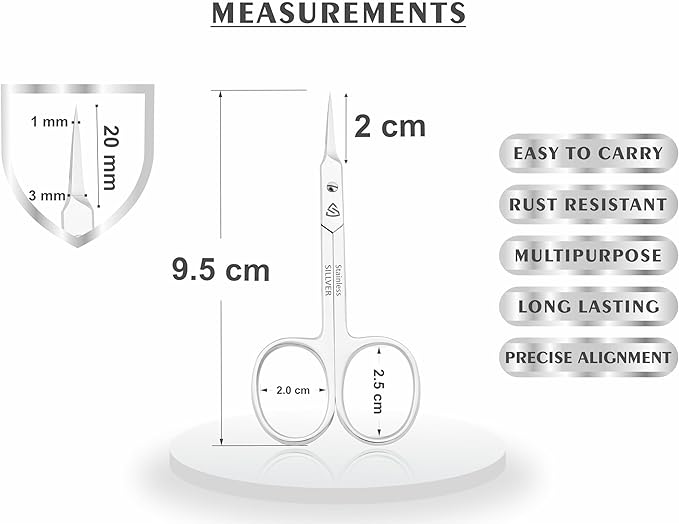 Cuticle Scissors Curved Blade -