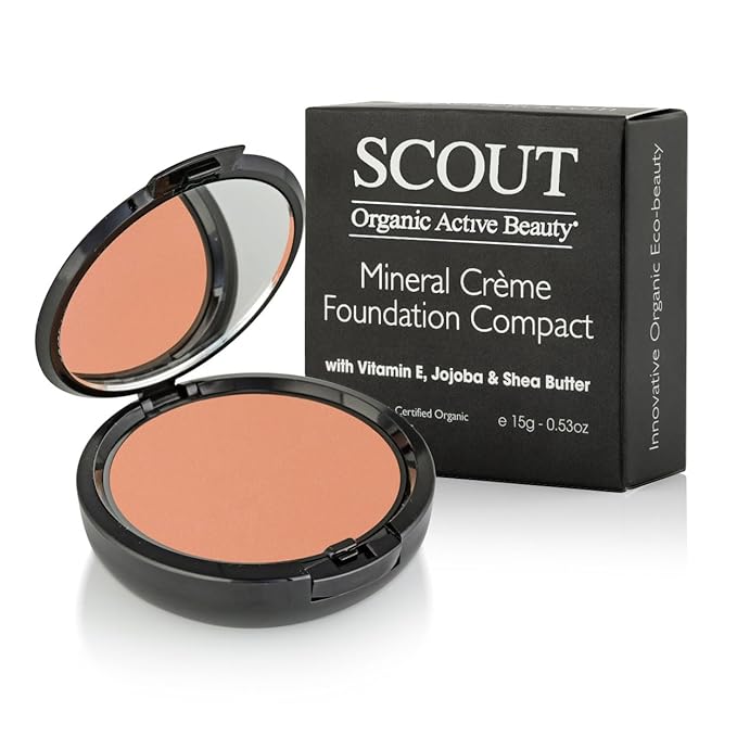 SCOUT Australia Crème Compact Foundation with Vitamin E, Butter Golden