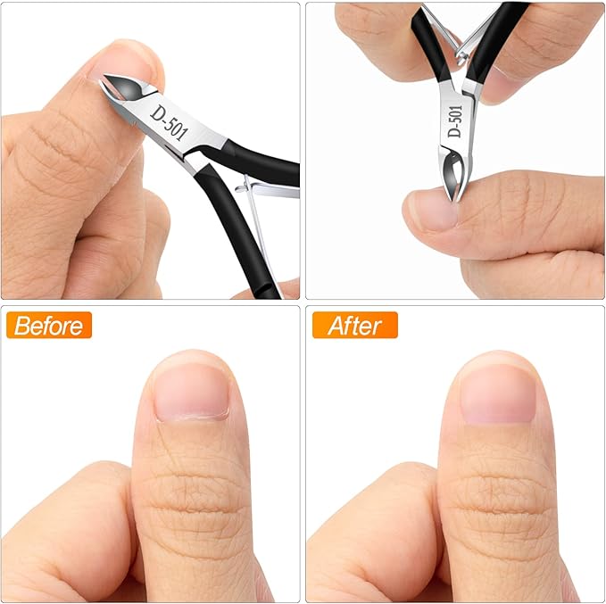 4 Packs Cuticle Nipper, Premium