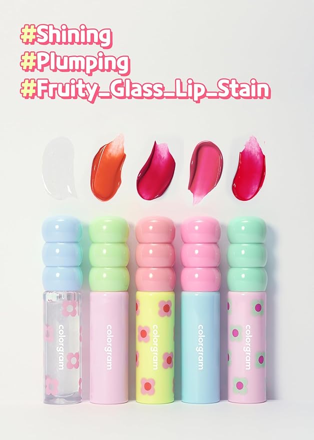 COLORGRAM Fruity Glass Tint 07 Shy Guava | Lip 11 Oz