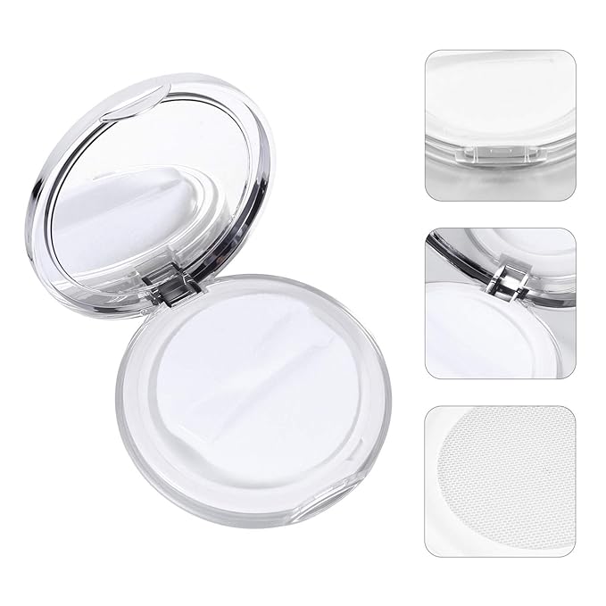 Powder Container 2pcs Loose Powder Containers with Elasticated 5g