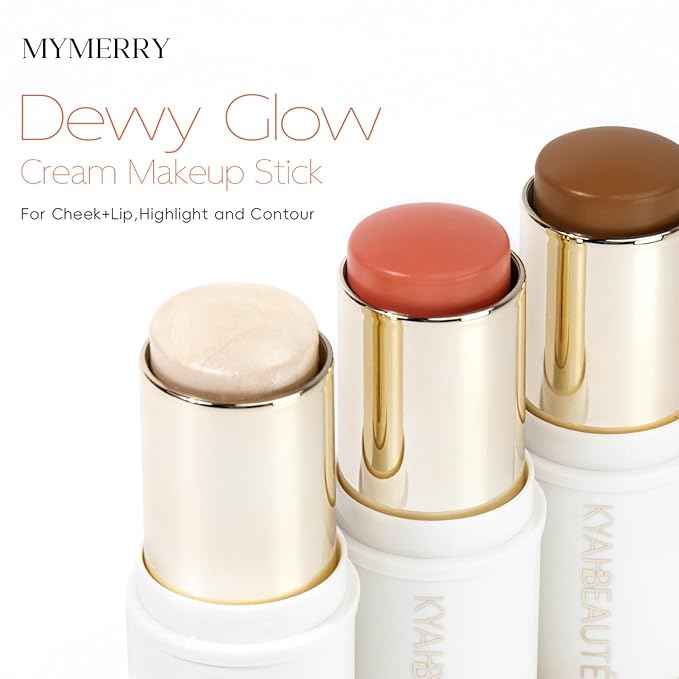 Trio Contour Sticks Set, Highlighter Stick & Bronzer of /1.6fl.oz 45g