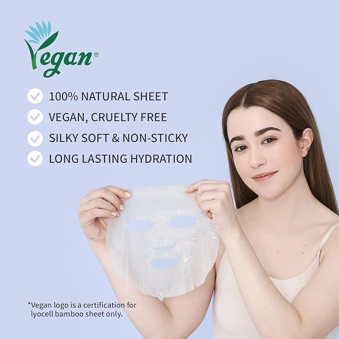 Cica Calming Mask for Face Sensitive Irritated Skin, Acid 10EA