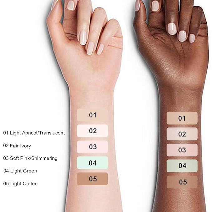 Setting Powder Lightweight Loose Powder Finishing Powder Long-Lasting Green/Translucent)-2 Boxes