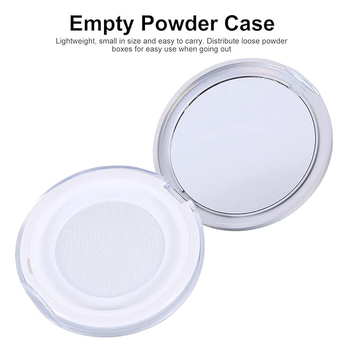 Artibetter Empty Reusable Powder Box 2pcs Loose Powder 5g
