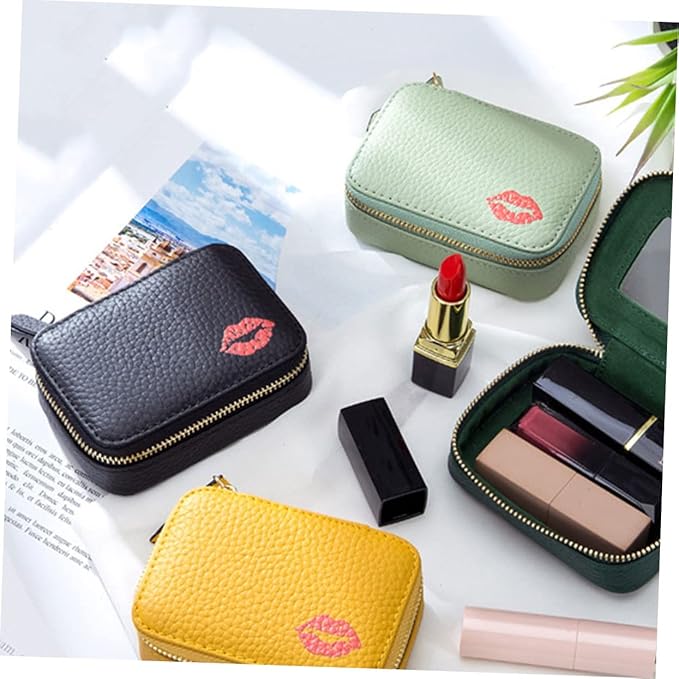 Mobestech Cosmetic Bag Lipsticks Pouch Lipstick Travel Case Bag