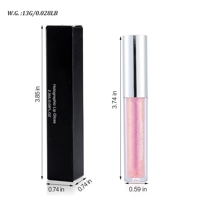 Long-Lasting Shiny Liquid Lipstick, Diamond Shimmer Metallic Lip Long-Lasting