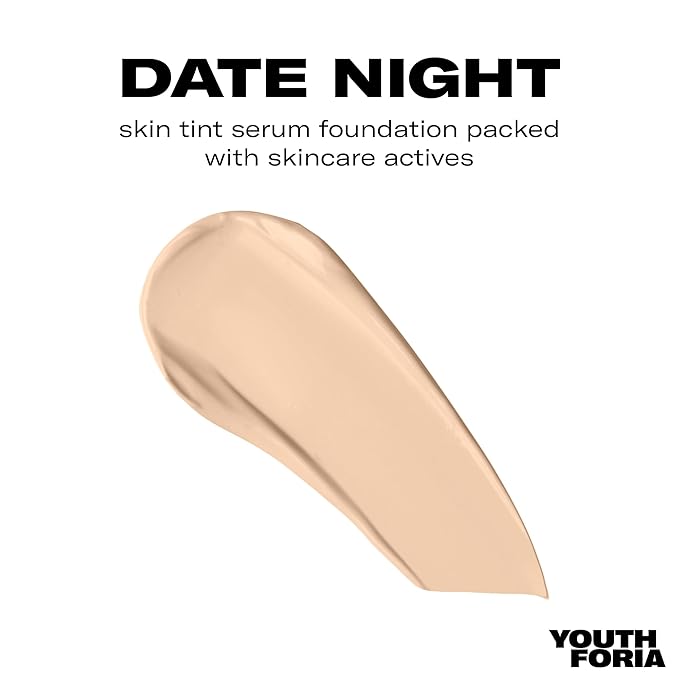Youthforia Date Night Skin Tint Serum Foundation, Light-Medium Cool Undertones