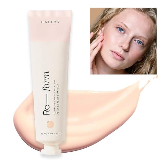 HALEYS Re-form Luminous Skin Foundation, VEGAN + CRUELTY-FREE, types (1.75)