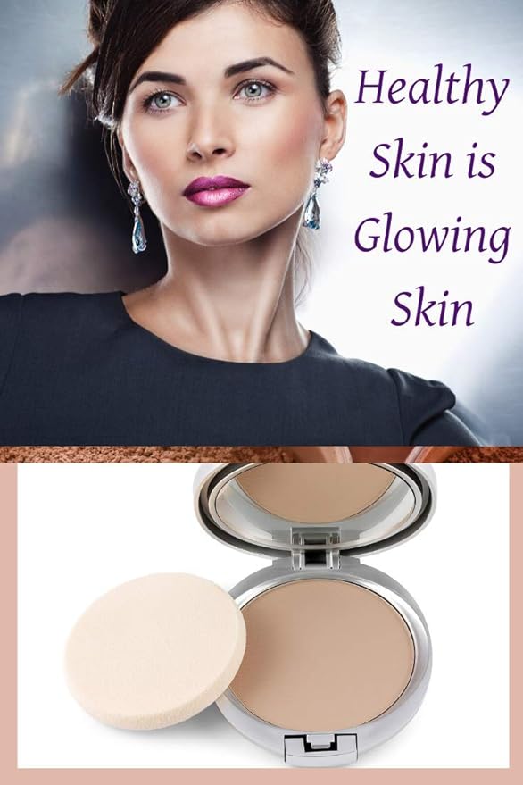 Pressed Mineral Foundation With Vitamin for a Natural