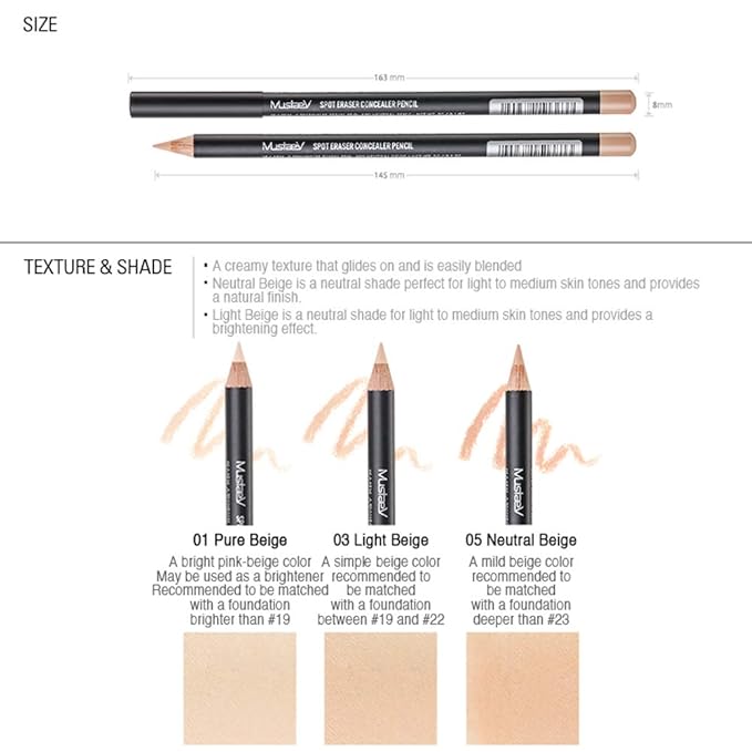 Spot Eraser Concealer Pencil - No. 05 Neutral Neutral Beige