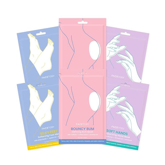 FACETORY Body Spa Sheet Mask Bundle