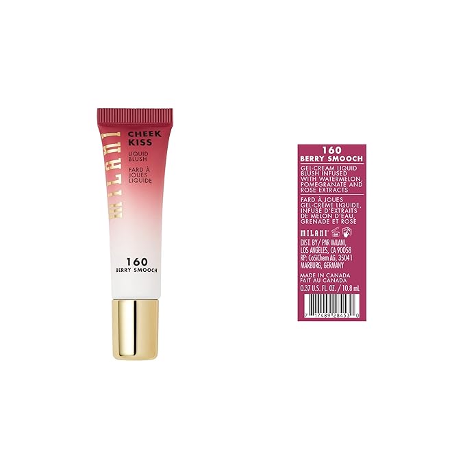 Milani Cheek Kiss Liquid Blush Makeup - Blendable