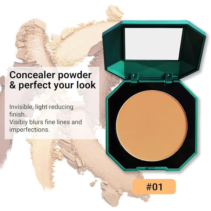Pressed Matte Face Powder Makeup & Setting Powder 10g