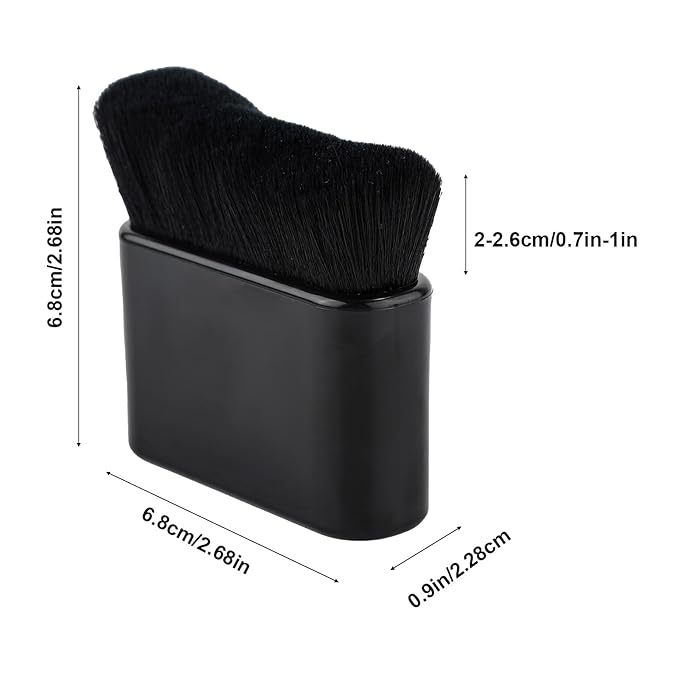 Self Tanning Brush, Self Tanner Applicator Brush Foundation Body Makeup Brushes Self Tan Brush for Kabuki Face Spray(Black)