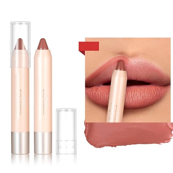 8 Colors High Pigmented Smooth Matte Lip Liner Pencil, Waterproof Velvet Lipstick Pen, Professional Lip Liner for Girls and Women (05)