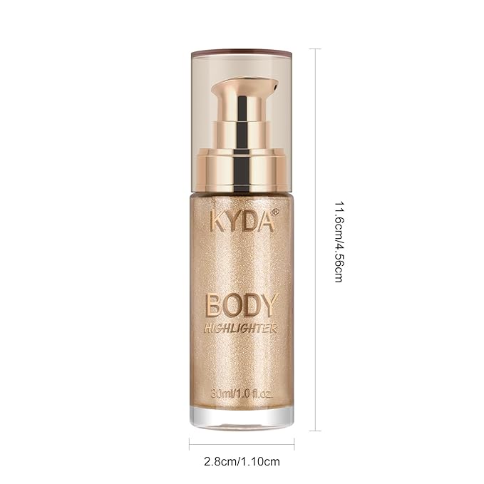 Body Shimmer Oil,Liquid Glow Illuminator Body Luminizer Glow Oz 101